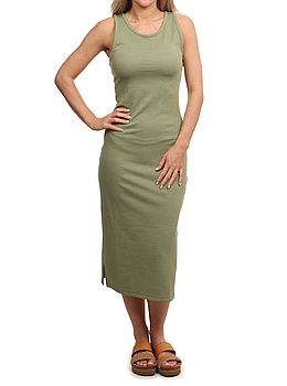 Roxy Good Keepsake Dress Oil Green