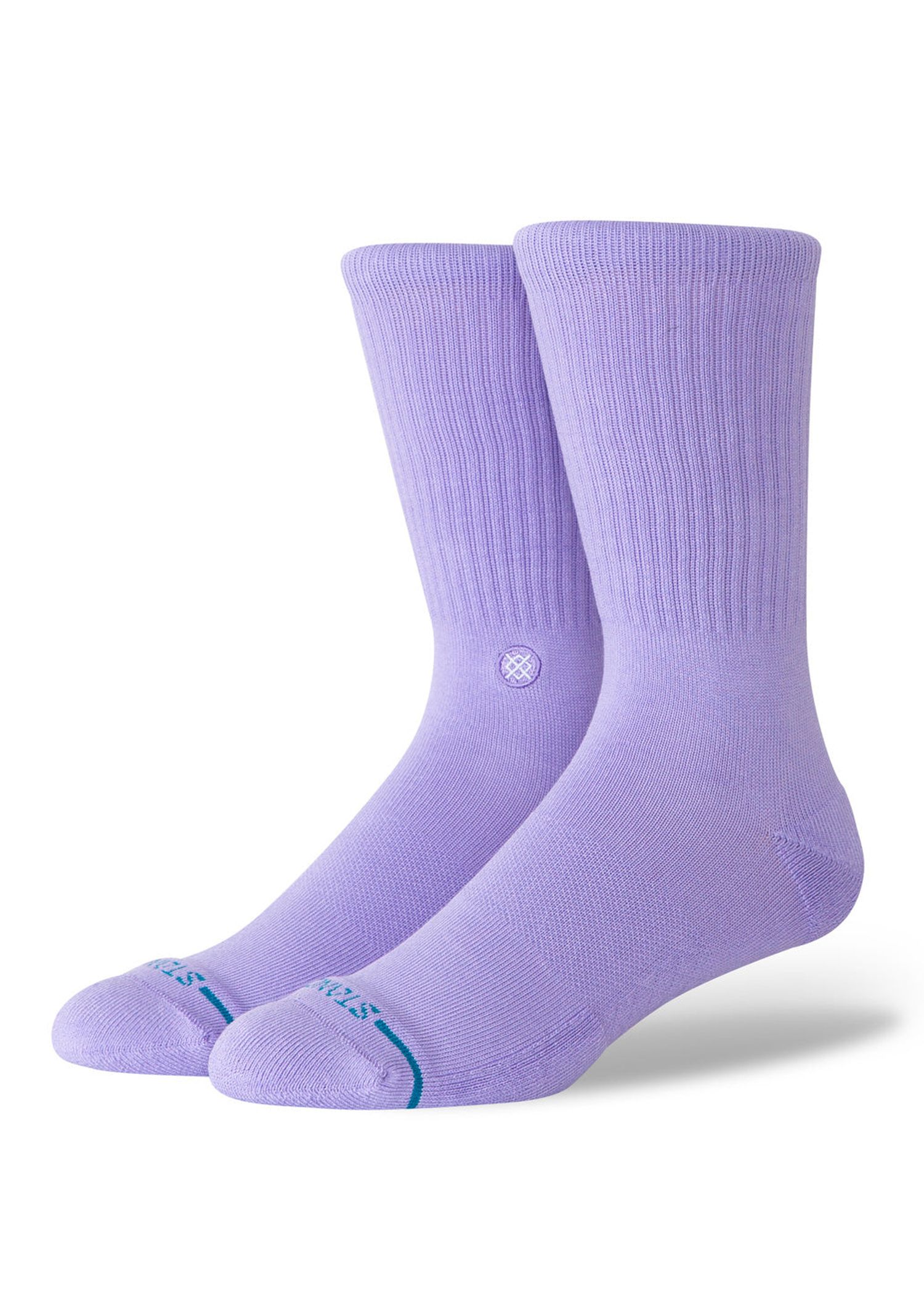 Stance Icon Socks Neon Purple