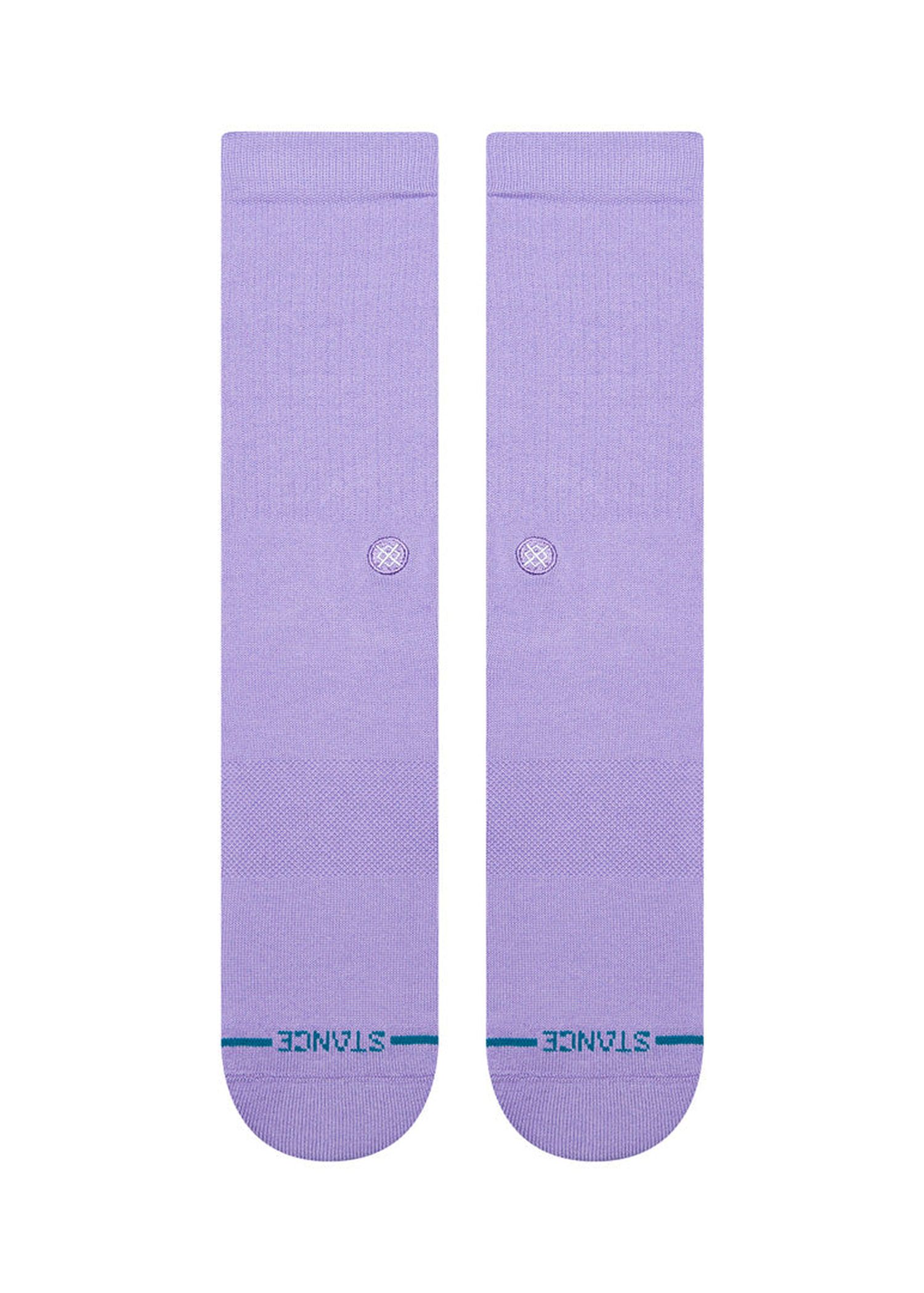 Stance Icon Socks Neon Purple