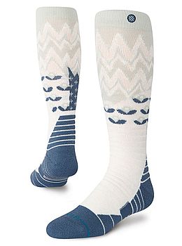 Stance Alpine Mid Poly Snow Socks Pale Blue