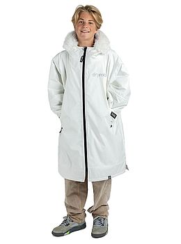 Dryrobe Kids Long Sleeve Changing Robe Alpine White