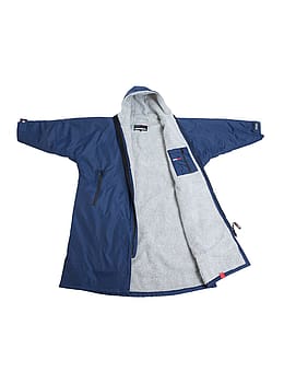 Dryrobe Long Sleeve Changing Robe Navy/Grey
