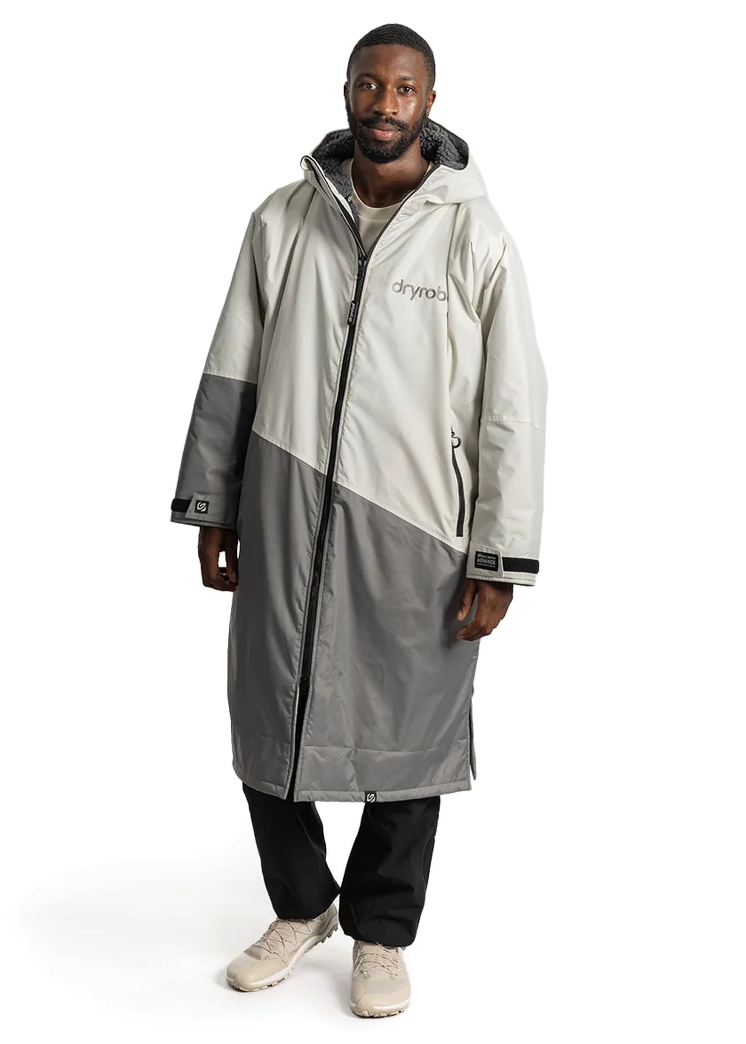 Dryrobe Long Sleeve Changing Robe Stone