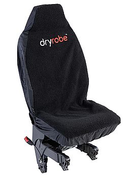 Dryrobe Waterproof Fluffy Car Seat Cover Black