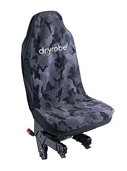 Dryrobe Waterproof Fluffy Car Seat Cover Black Camo