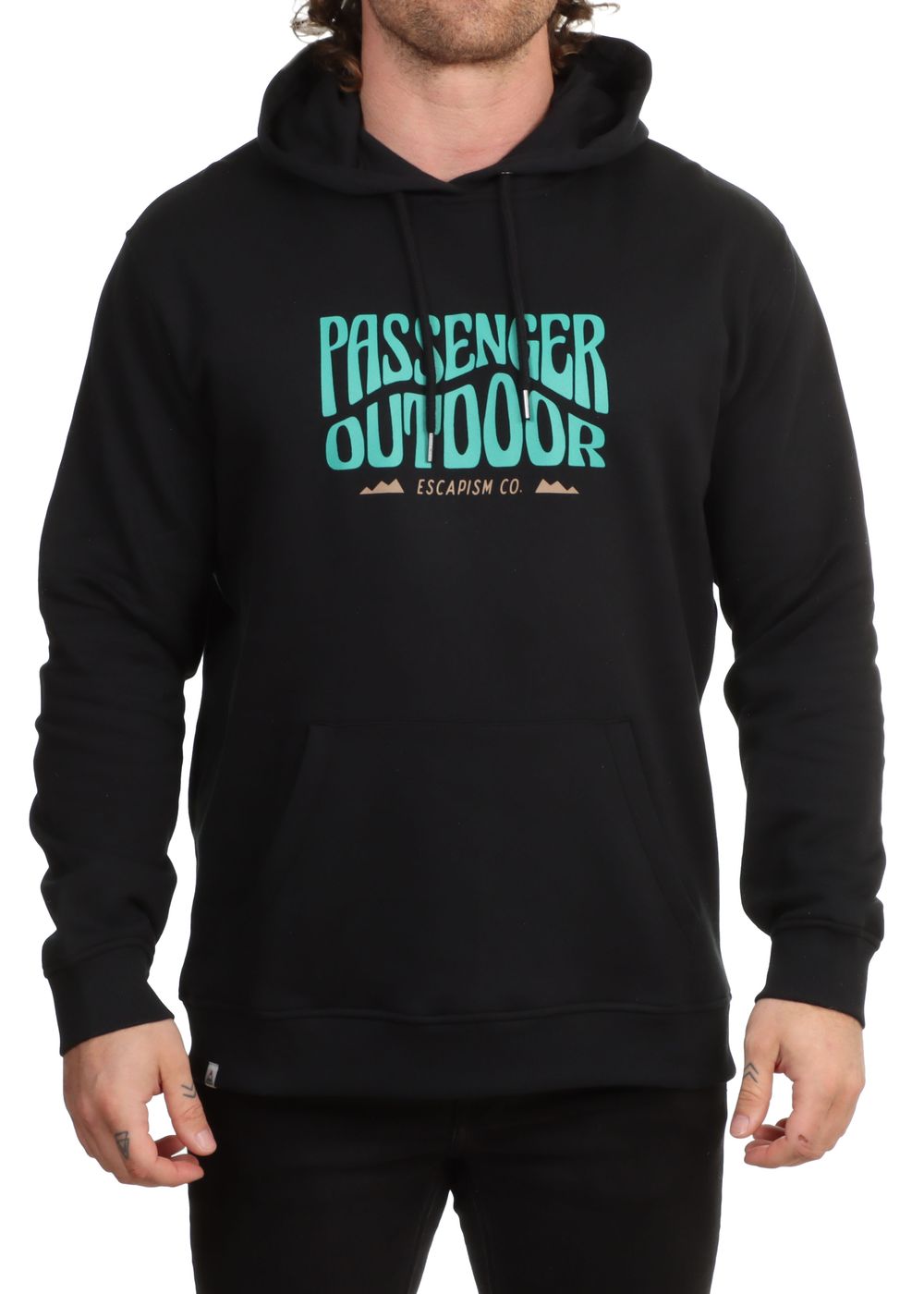 Passenger Yuca Organic Cotton Hoodie Black
