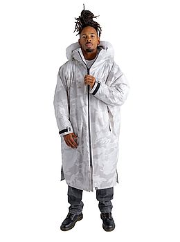 Dryrobe Long Sleeve Changing Robe Alpine White Camo