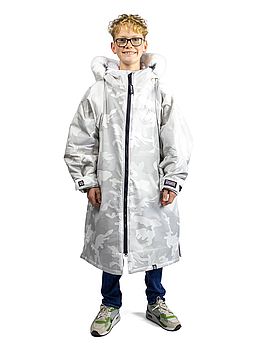Dryrobe Kids Long Sleeve Changing Robe White Camo