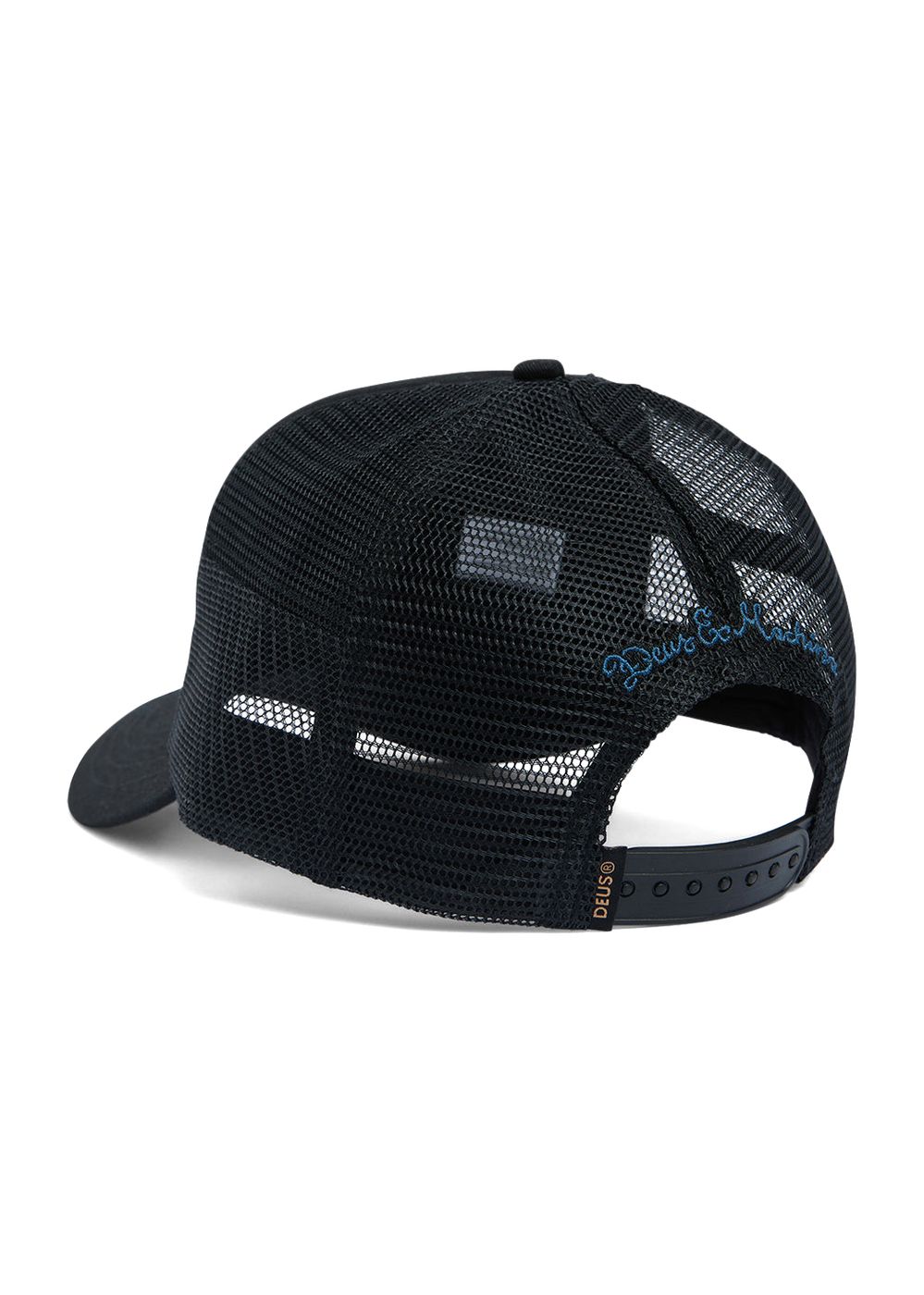 Deus Pill Logo Trucker Cap Black