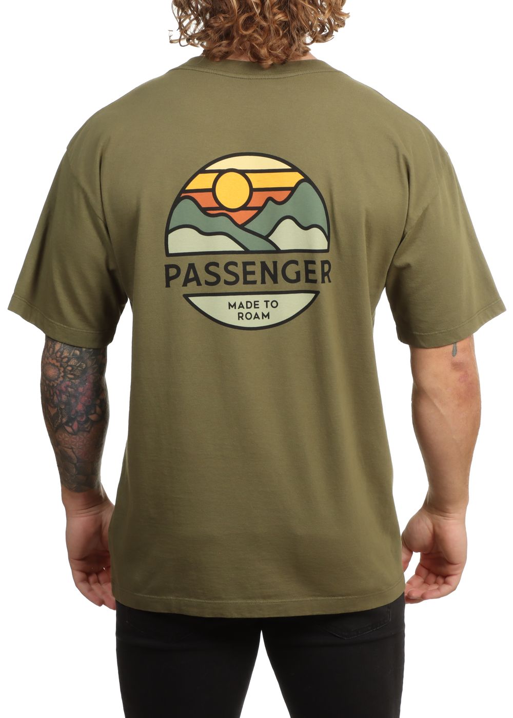 Passenger Laidback Recycled Relaxed Tee Khaki