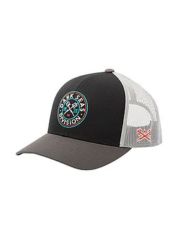 Dark Seas Navigation Trucker Cap Black Silver