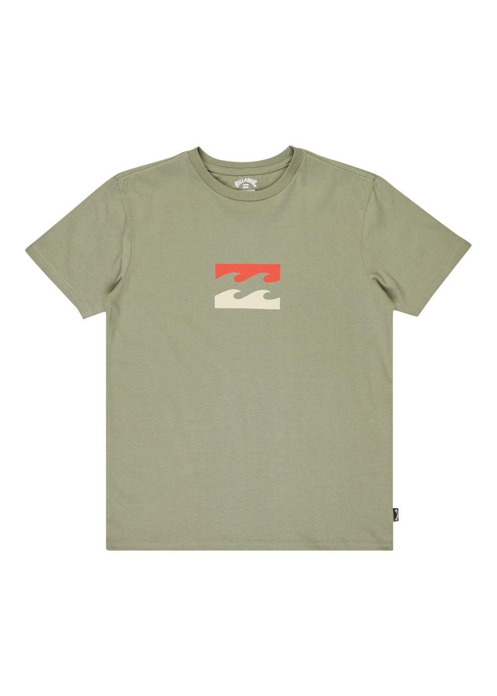 Billabong Boys Team Wave Tee Grey Green