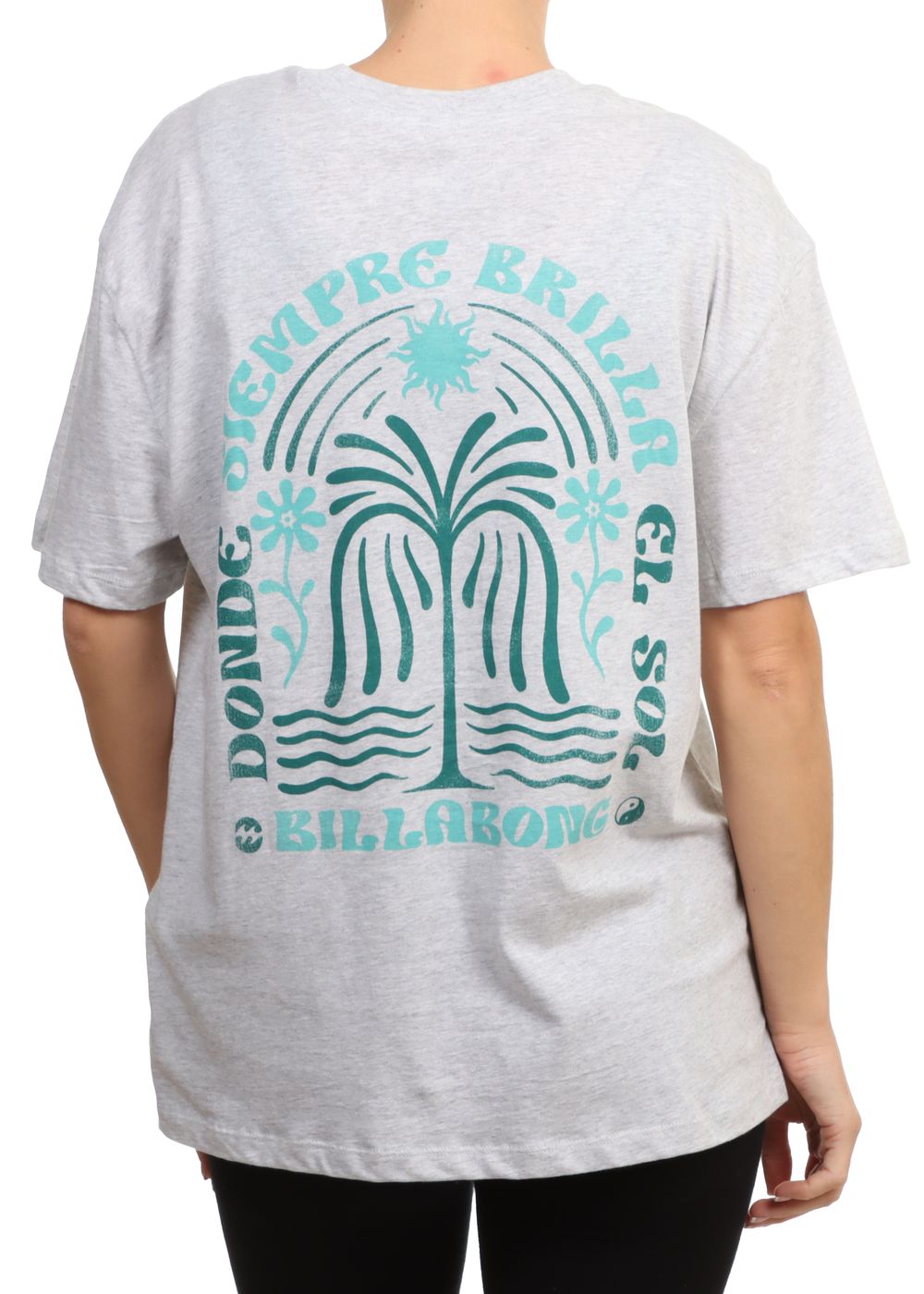 Billabong Always Looking Tee Light Grey Heather