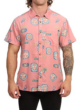 Billabong Solana Cord Shirt Dusty Pink