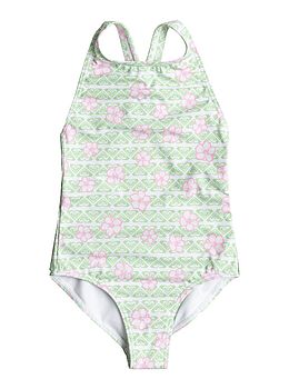 Roxy Infant Girls Hibline Swimsuit White Hibline