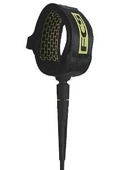 FCS All Round Essential Surf Leash 9FT Coal Lime