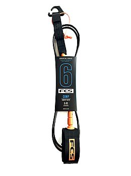 FCS Comp Essential Surf Leash 6Ft Eclipse