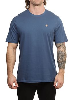 Hurley Icon Circle Tee Grey Teal