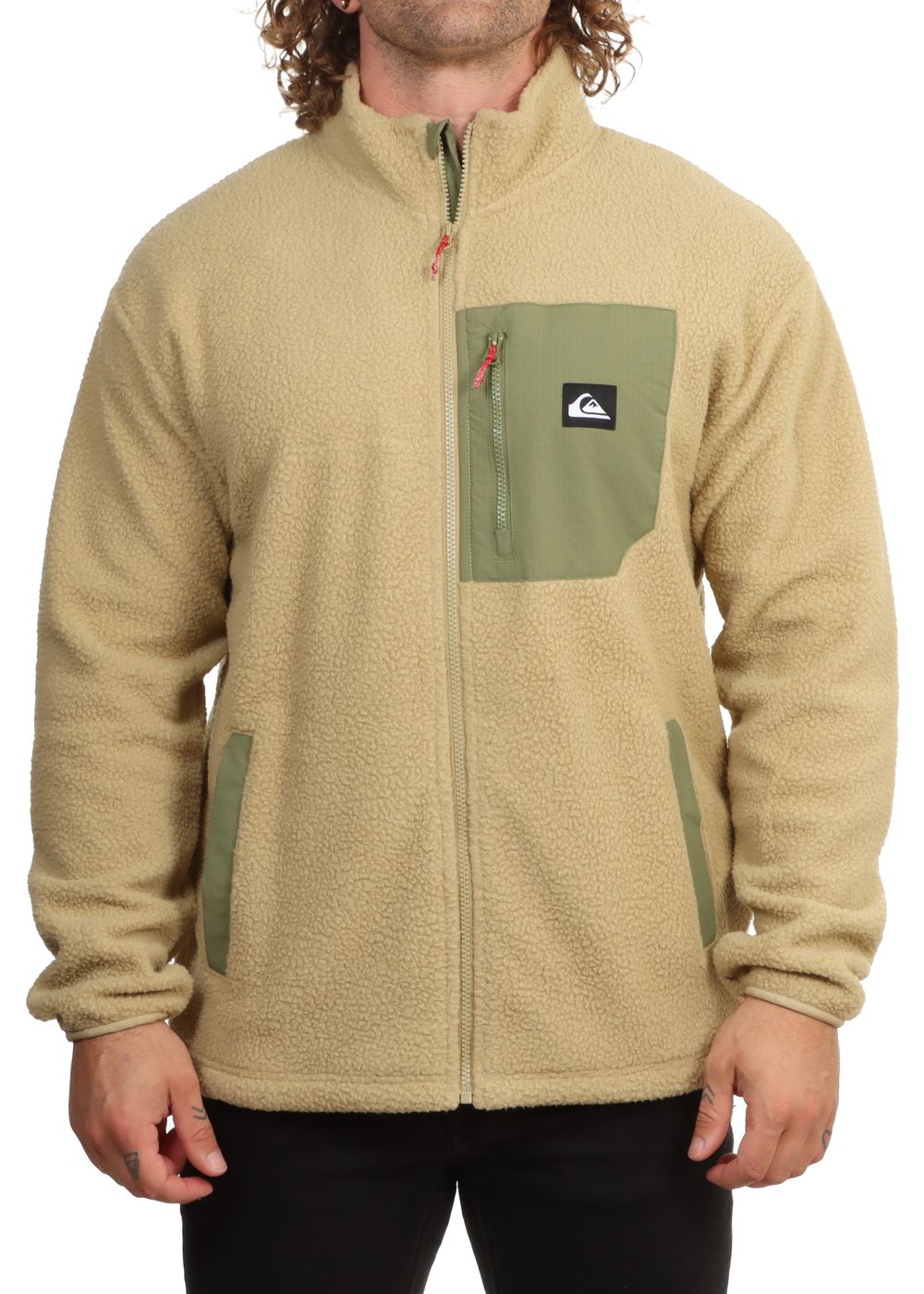 Quiksilver Clean Coast Zip Fleece Sponge