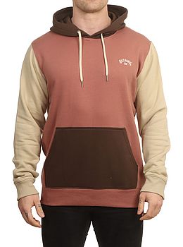 Billabong Arch Block Hoodie Rosewood