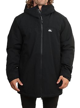 Quiksilver Overcast 3K Parka Jacket Black