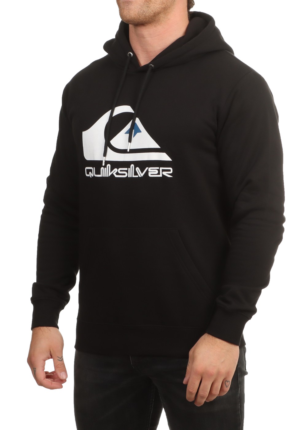 Quiksilver Big Logo Hoodie Black