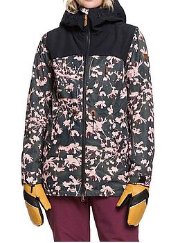 Roxy Stated Snow Jacket Black Poppy