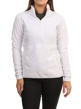 Roxy Cascade Fleece Bright White/Zebra Print