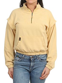 Roxy Locals Only 1/4 Zip Fleece Ochre