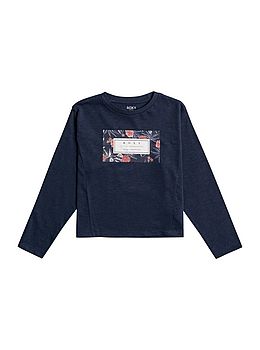 Roxy Girls About Yesterday L/S Top Indigo