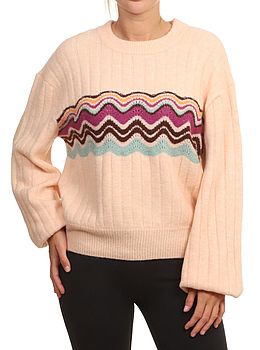 Roxy Pop Again Sweater Pale Dogwood
