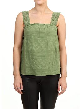 Roxy The Love Party Top Vineyard Green