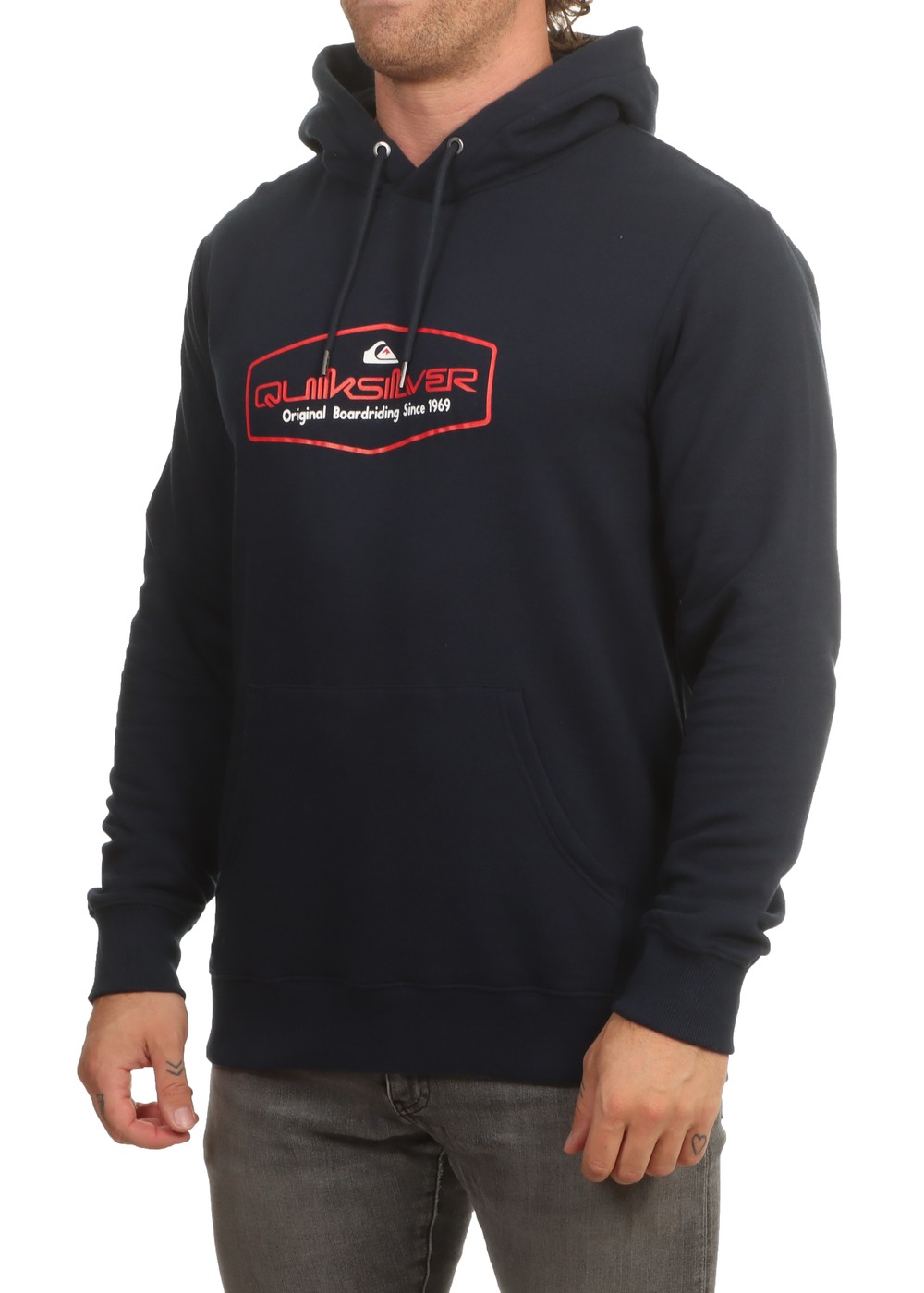Quiksilver Omni Lockup Hoodie Navy Blazer