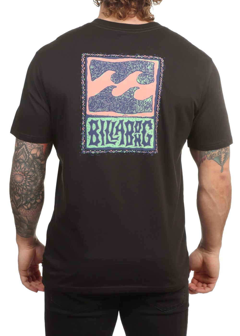 Billabong Stamp Tee Washed Black