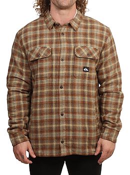 Quiksilver Venture Sherpa Overshirt Almond