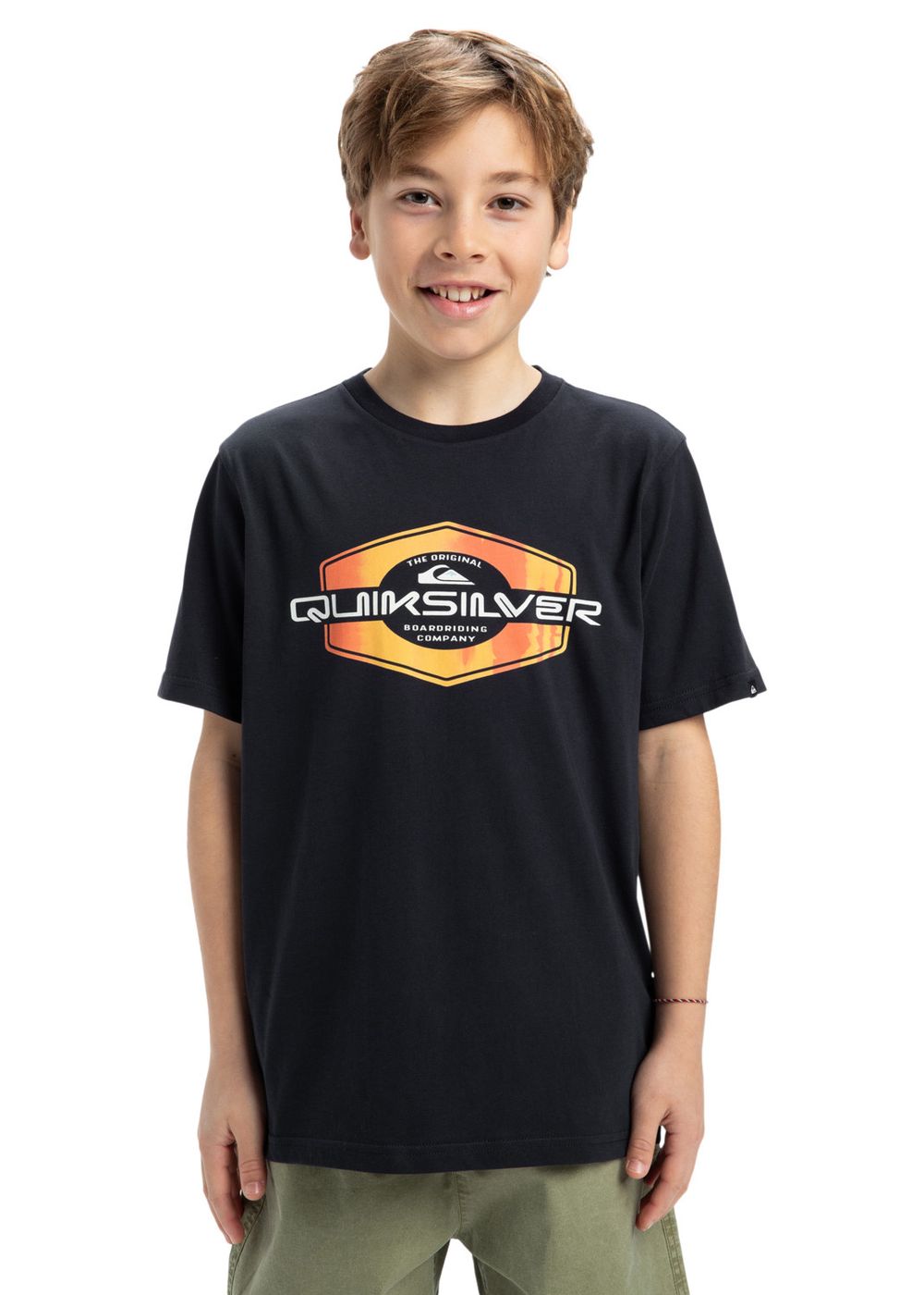 Quiksilver Boys Locked Up Tee Dark Navy