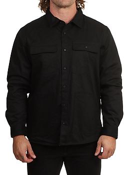 Hurley Worker Flannel Lined Shirt Black