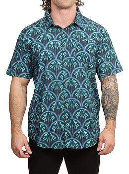 Hurley Woven Palm Shirt Black