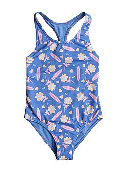 Roxy Infant Girls Lorem Swimsuit Ultramarine