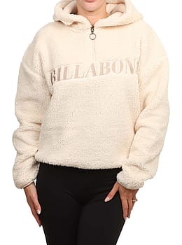 Billabong Ready To Go Fleece Hoodie White Cap