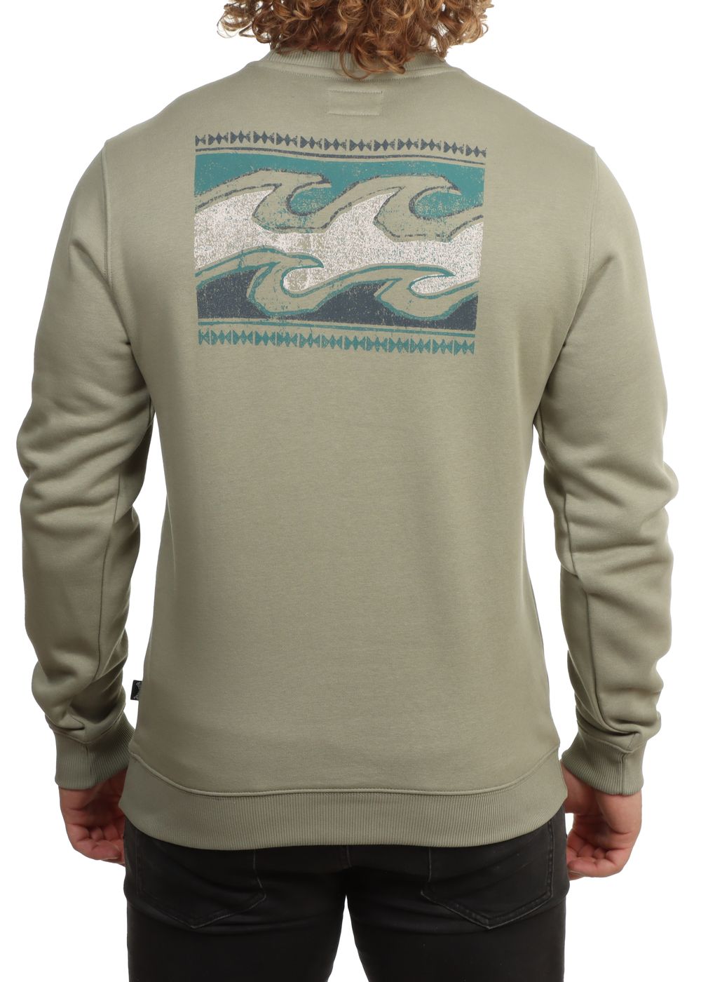 Billabong Foundation Crew Grey Green