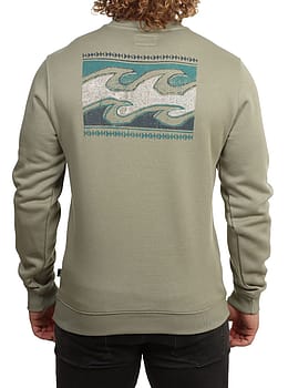 Billabong Foundation Crew Grey Green