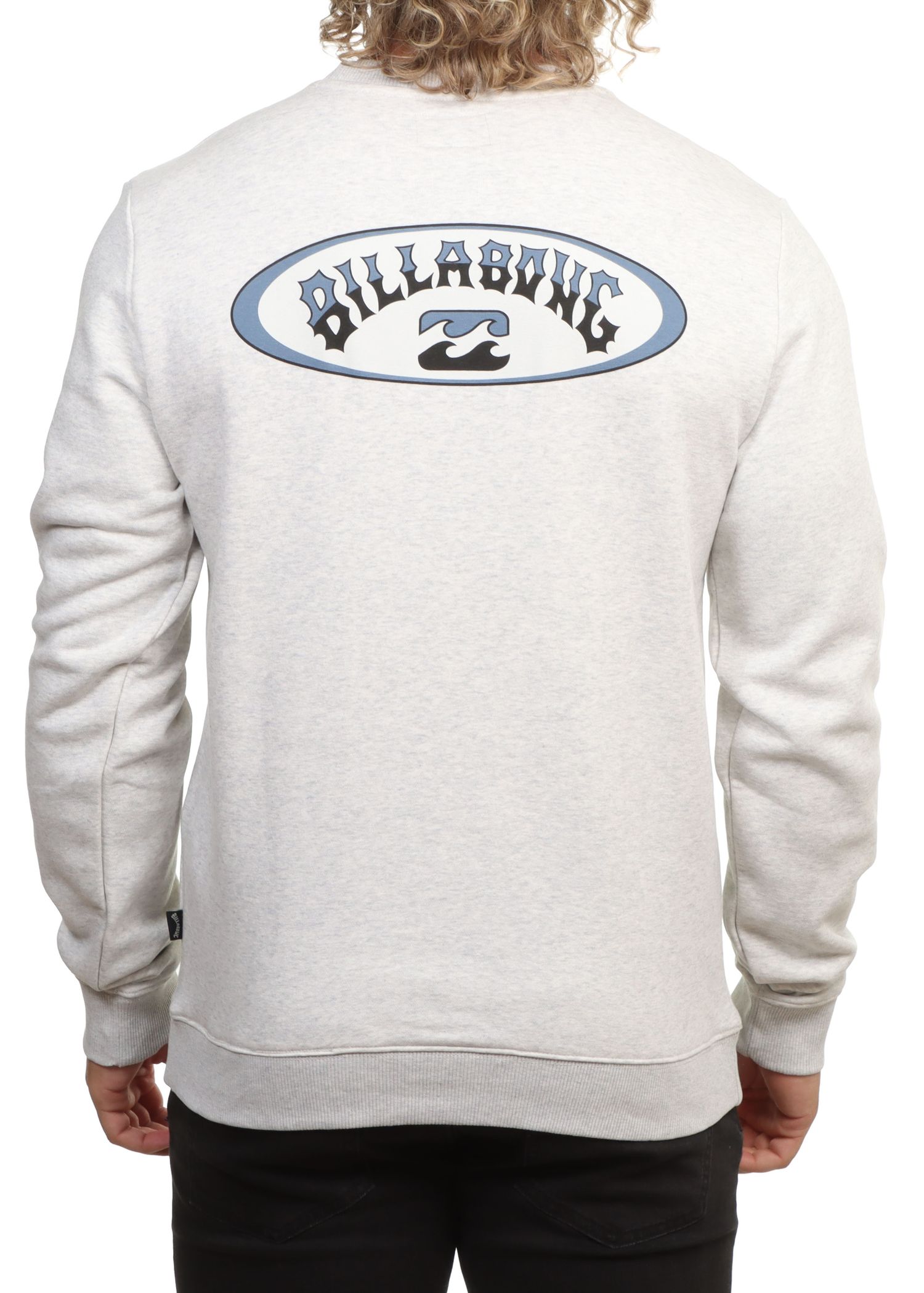 Billabong Foundation Crew Light Grey Heather