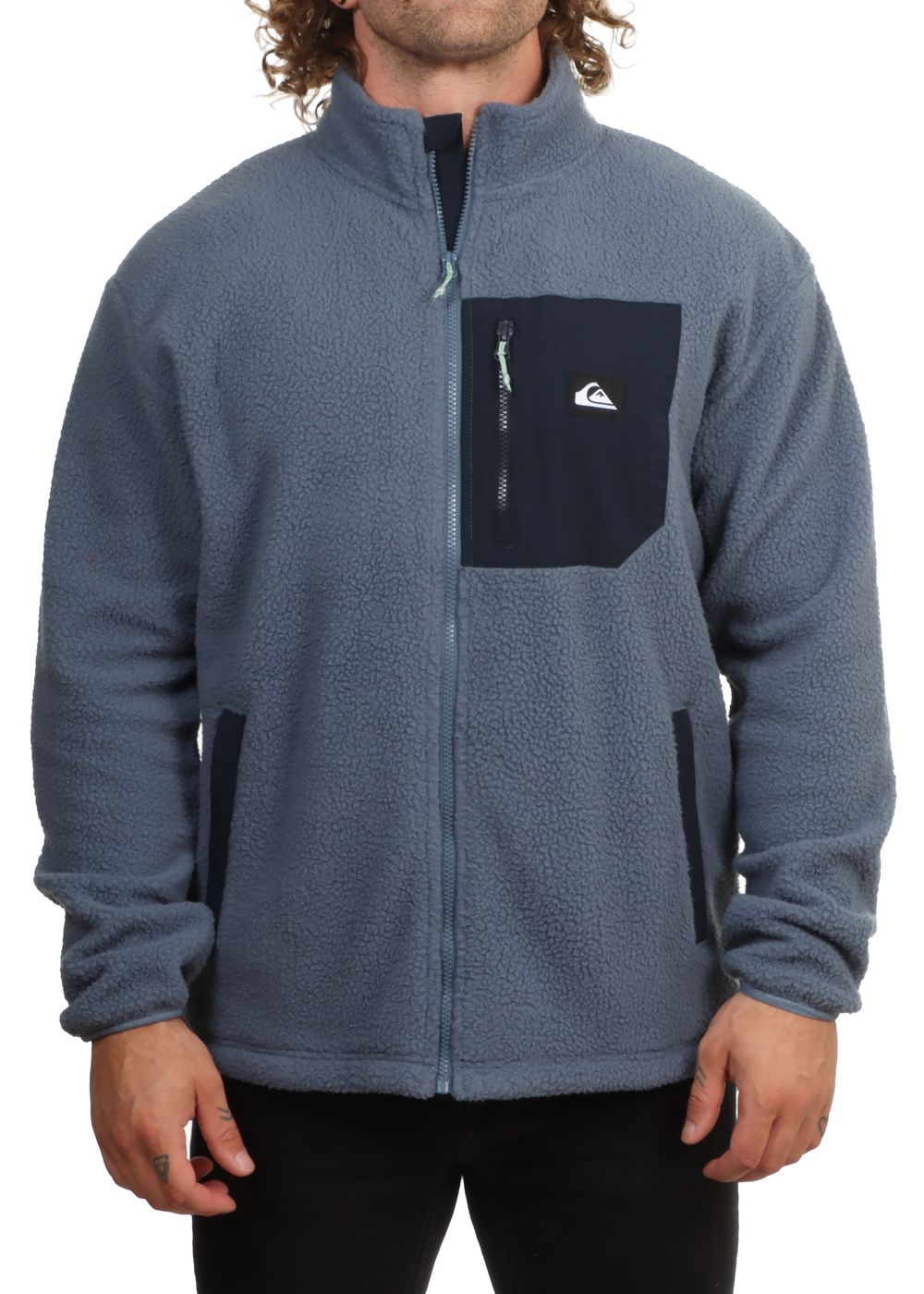 Quiksilver Clean Coast Zip Fleece China Blue