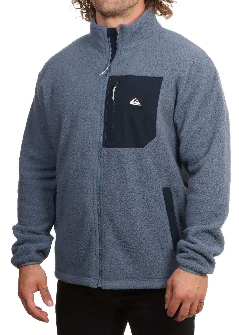 Quiksilver Clean Coast Zip Fleece China Blue