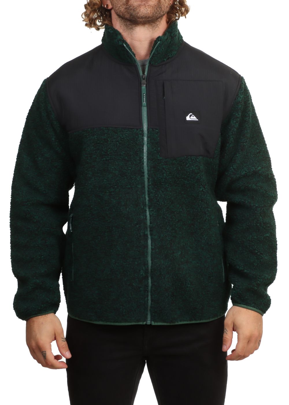 Quiksilver Shallow Water Zip Fleece Green