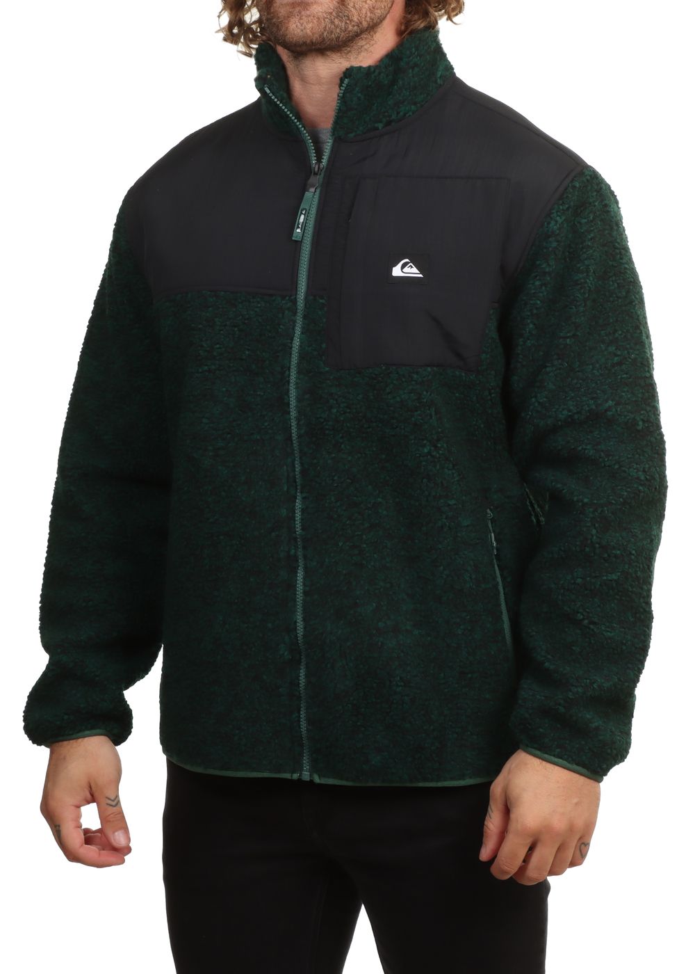 Quiksilver Shallow Water Zip Fleece Green