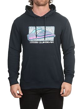 Quiksilver Retro Fade Hoodie Dark Navy