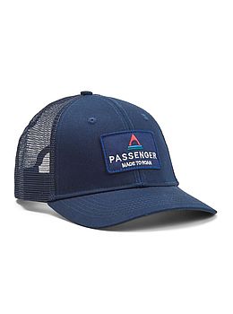 Passenger Core Organic Trucker Cap Rich Navy