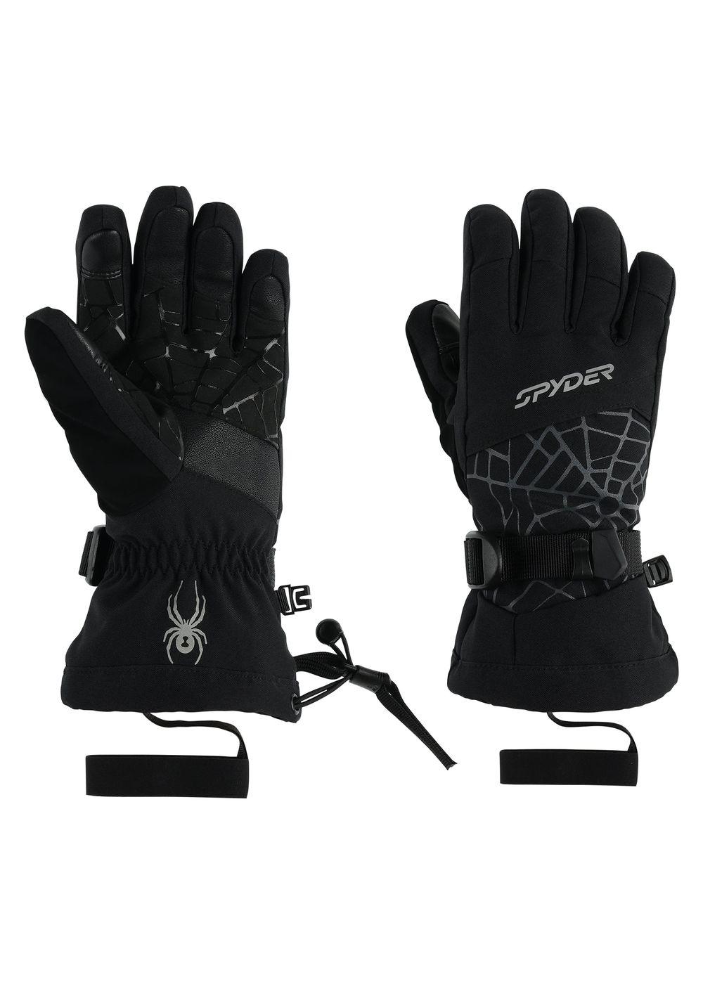 Spyder Boys Overweb Snow Gloves Black